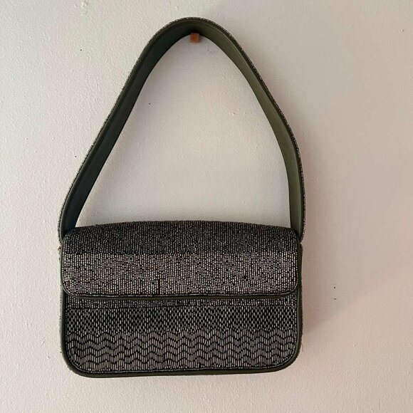 STAUD Tommy Beaded Bag in Avocado - Picture 7 of 11